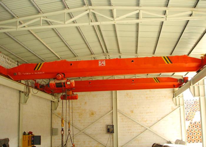 Indoor Single Girder Lifting Electric Crane For Warehouse