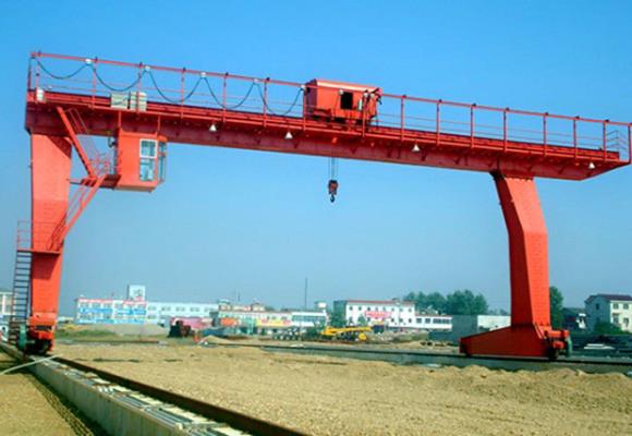 L-Shaped Legs Single Girder Gantry Crane con cabrestante