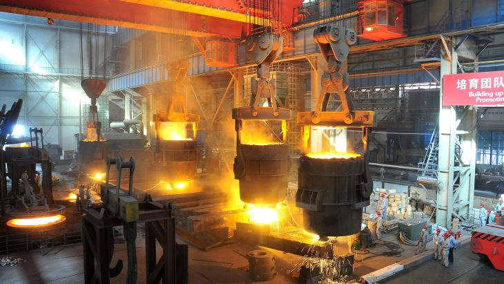 Metallurgy Casting Double Girder Overhead Crane