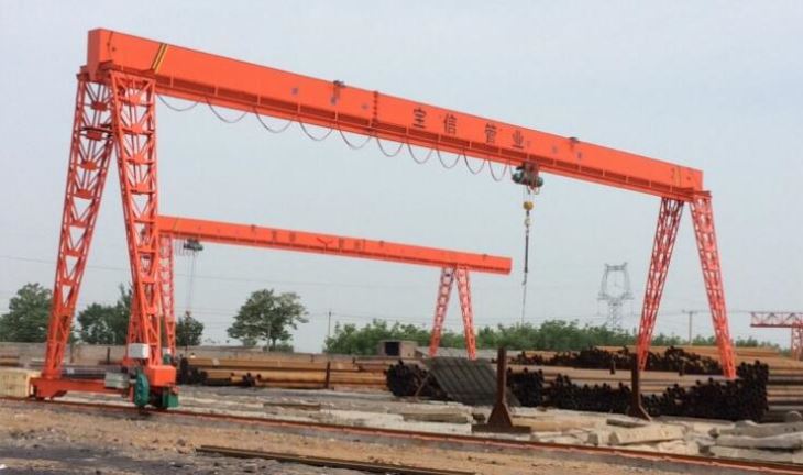 Outside Electric Hoist Single Girder Gantry Crane