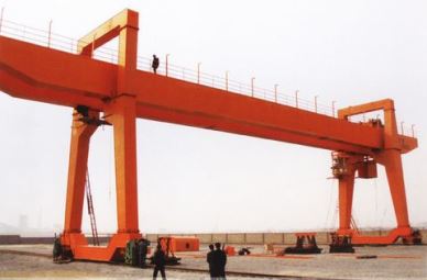 Heavy Duty Motor Driver Doble Beam Gantry Grapple Crane